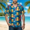 Pokemon Hawaiian Shirt Pikachu Aloha Shirt Summer Beach Printed Aloha
