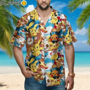 Pokemon Pikachu Hawaiian Shirt Men Women Printed Aloha