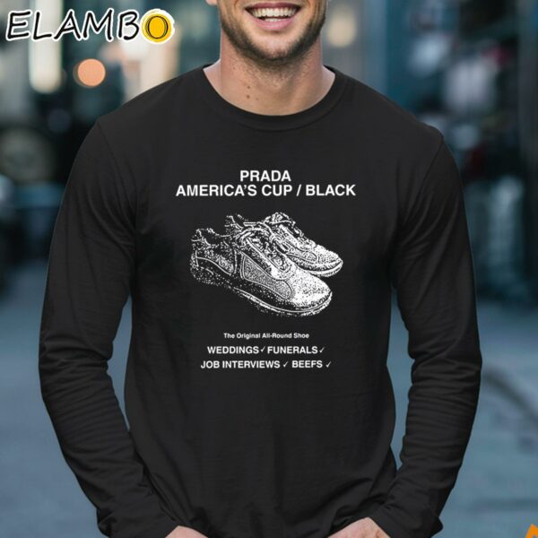 Prada Americas Cup Black The Original All Round Shoe Weddings Funerals Job Interviews Beefs Shirt Longsleeve 17