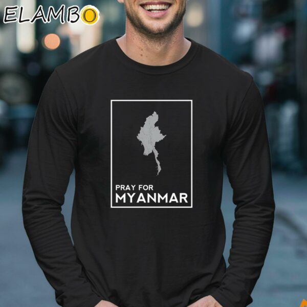 Pray For Myanmar Shirt Longsleeve 17
