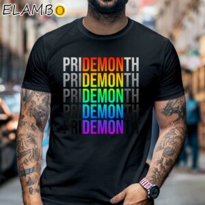 Pride Month Demon Shirt Gay Lesbian LGBT Pride Month Black Shirt 6