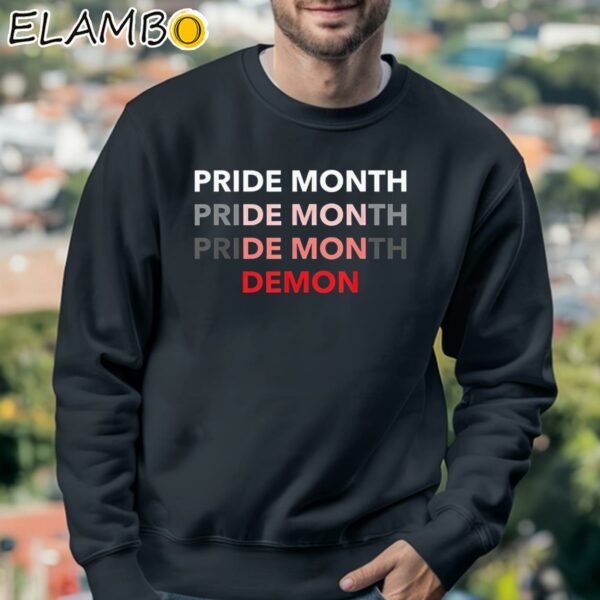 Pride Month Demon Shirt Is It Pride Month Sweatshirt 3
