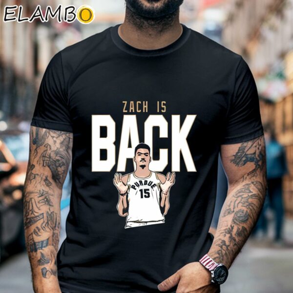 Purdue Nil Store Zach Edey Zach Is Back Shirt