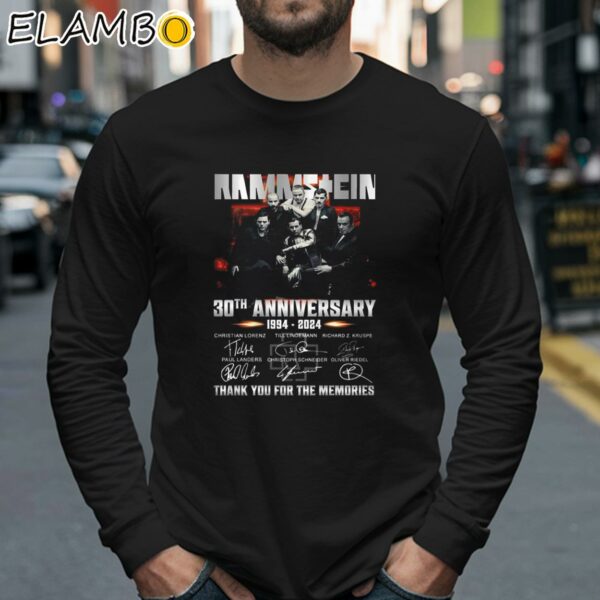 Rammstein Europe Stadium Tour 2024 30th Anniversary Thank You For The Memories Shirt Longsleeve 40