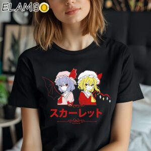 Remilia And Flandre Scarlet Touhou Shirt Anime Gifts Black Shirt Shirt