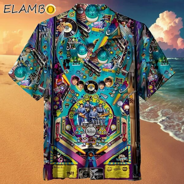 Retro Beatles Pinball Hawaiian Shirt Hawaaian Shirt Hawaaian Shirt