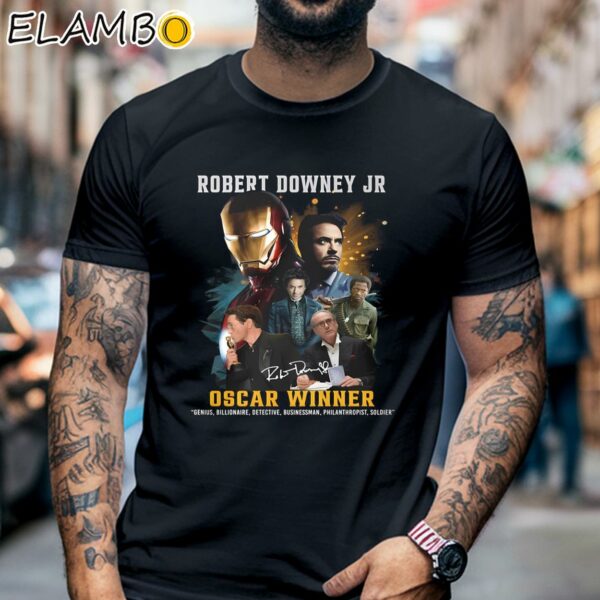 Robert Downey Jr Oscar Winner Shirt Black Shirt 6