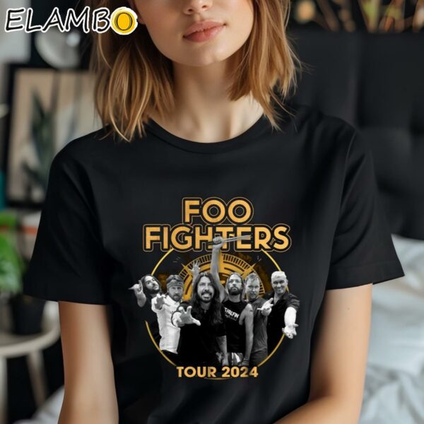 Rock Out in Style with the Foo Fighters 2024 Tour Shirt Black Shirt Shirt