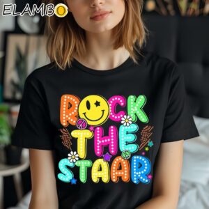 Rock The Test Testing Day Teacher Student Motivational Shirt