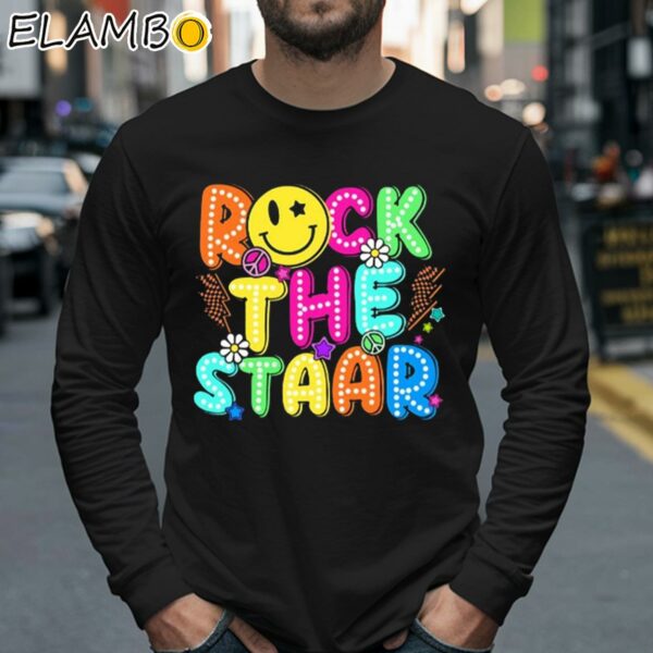 Rock The Test Testing Day Teacher Student Motivational Shirt Longsleeve 40