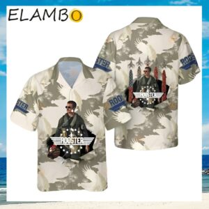 Rooster Top Gun Hawaiian Shirt Miles Teller Cool Hawaiian Shirts Aloha Shirt Aloha Shirt