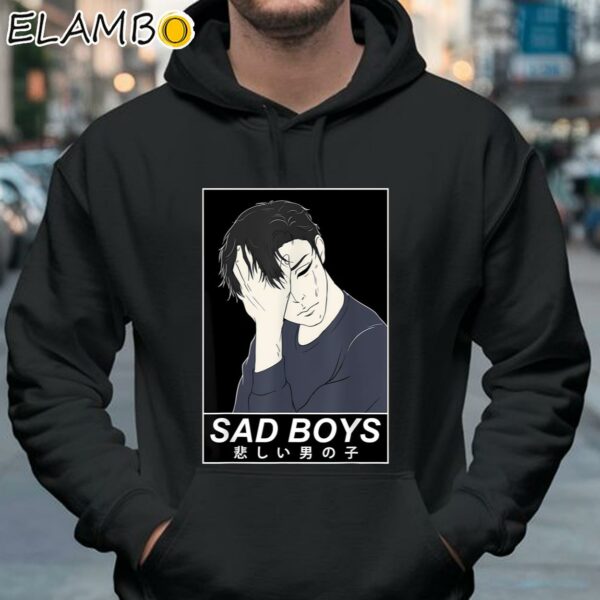 Sad Aesthetic Sad Boys Anime Japanese Boy Emo Shirt Hoodie 37