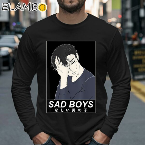 Sad Aesthetic Sad Boys Anime Japanese Boy Emo Shirt Longsleeve 40