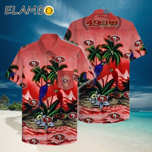 San Francisco 49ers Hawaiian Shirt Parrots 49ers Gift Hawaiian Hawaiian