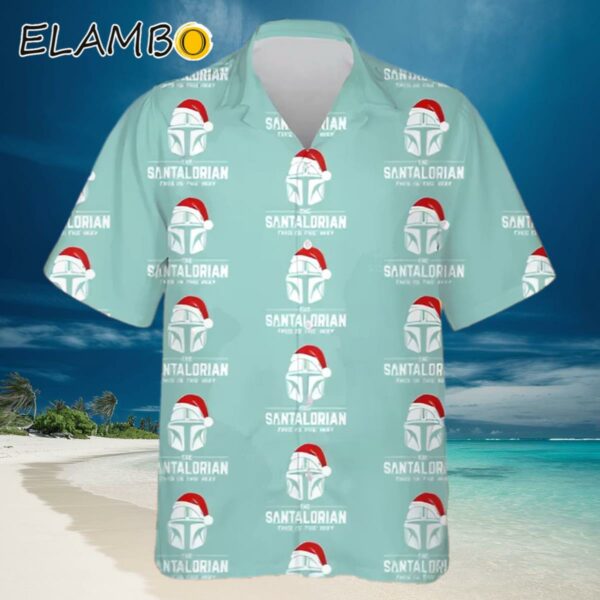 Santalorian Star Wars Mandalorian Christmas Shirt Hawaiian Hawaiian