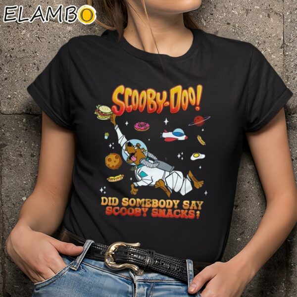 Scooby Doo Did Somebody Say Scooby Snacks Black Shirts 9