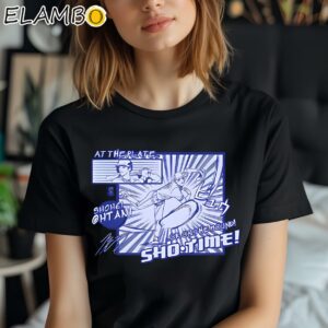 Shohei Ohtani Los Angeles Dodgers Baseball At The Plate Or On The Mound Showtime Anime Shirt Black Shirt Shirt