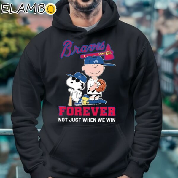 Snoopy And Charlie Brown Braves Logo Forever Not Just When We Win Shirt Hoodie 4