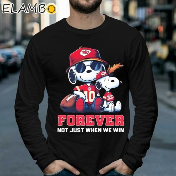 Snoopy Kansas City Chiefs 2024 Forever Not Just When We Win Shirt Longsleeve 39