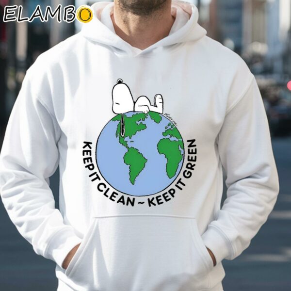 Snoopy Keep It Clean Keep It Green Earth Day Shirt Hoodie 35