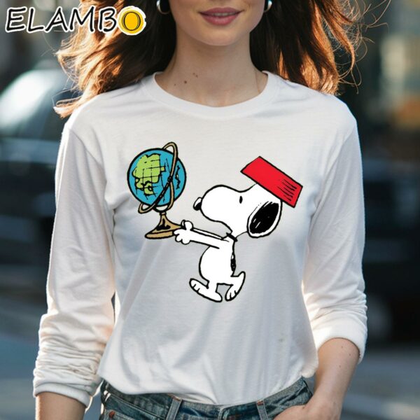 Snoopy Take Care Of The Planet Earth Day Shirt Longsleeve Women Long Sleevee