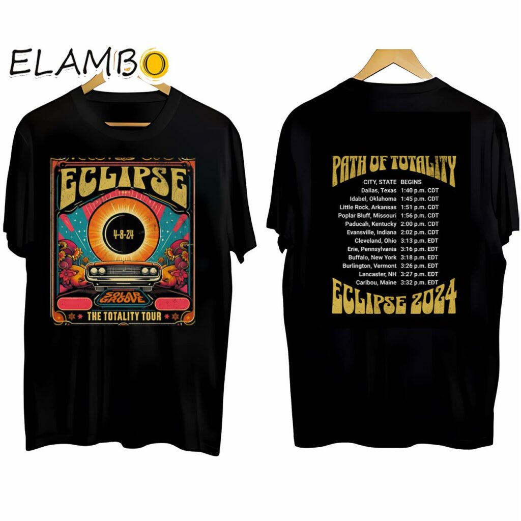 Solar Eclipse 2024 The Totality Tour Shirt Vintage