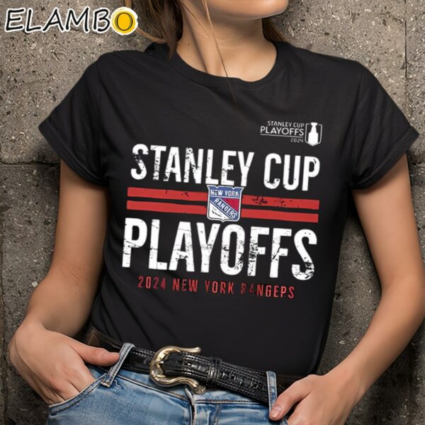 Stanley Cup Playoffs 2024 New York Rangers Shirt Black Shirts 9