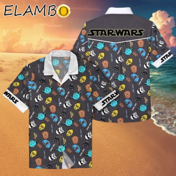 Star Wars Hawaii Shirt Darth Vader Chewbacca Yoda Heads Tropical Aloha Shirt Hawaaian Shirt Hawaaian Shirt
