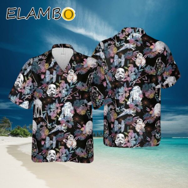 Star Wars Hawaiian Shirt Stormtrooper Floral Button Up Character Aloha Gift Hawaiian Hawaiian