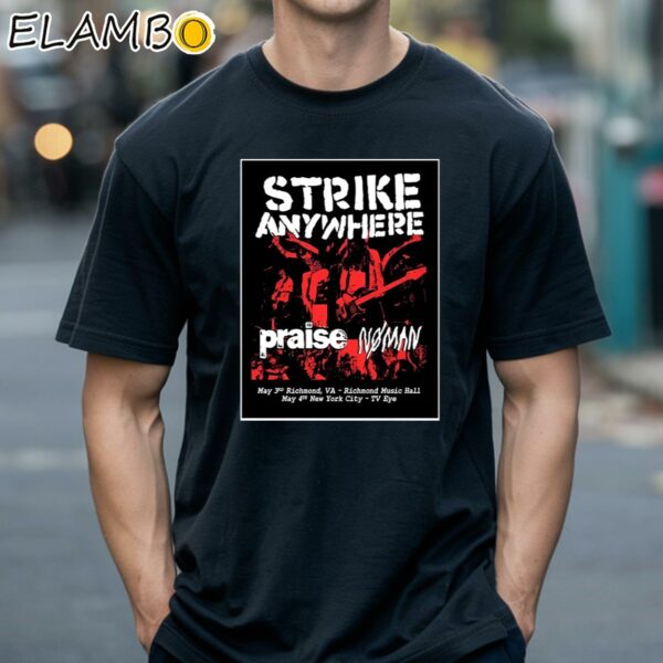 Strike Anywhere Richmond Music Hall Richmond Shirt Black Shirts 18