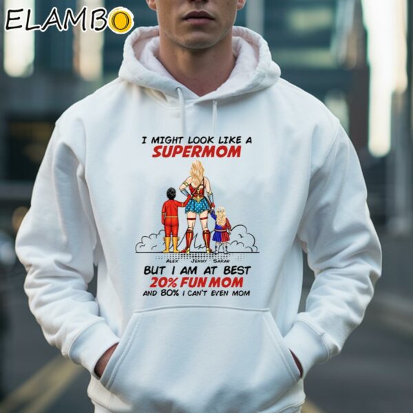 Super Mom Shirt Personalized Mothers Day Shirts Hoodie 36