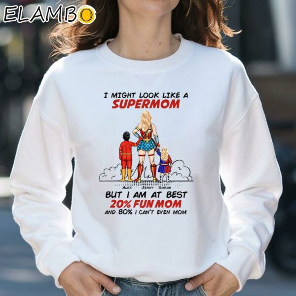 Super Mom Shirt Personalized Mothers Day Shirts Sweatshirt 31