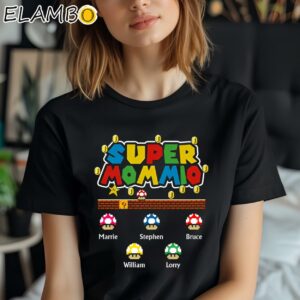Super Mommio Personalized T Shirts For Mothers Day Black Shirt Shirt