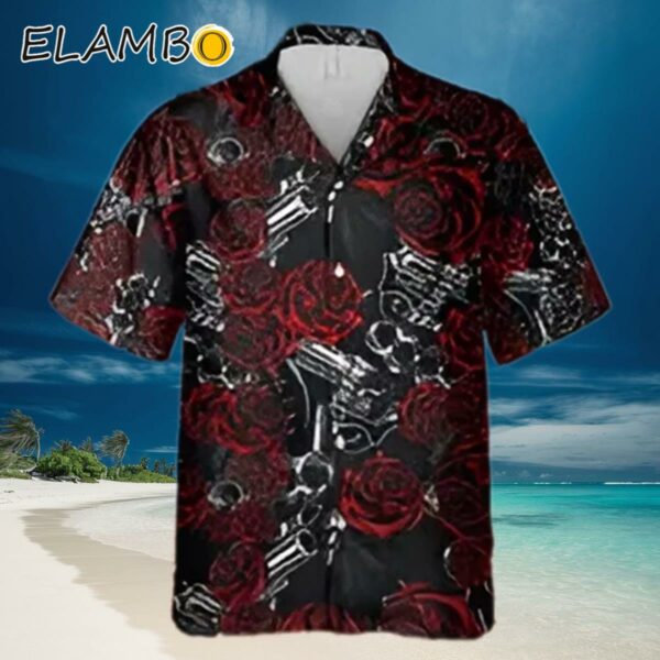 Tactical Hawaiian Shirt Rose Gun Hawaiian Shirts For Men Hawaiian Hawaiian