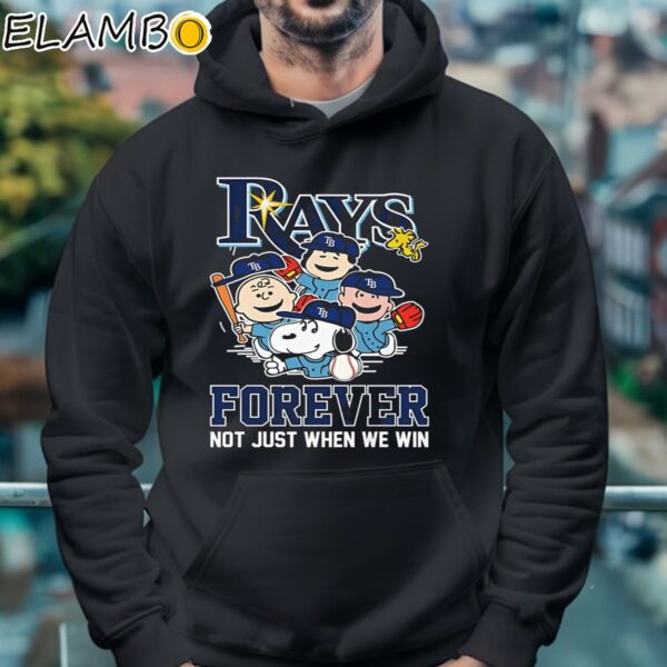 Tampa Bay Rays Snoopy Peanuts Forever Not Just When We Win Shirt Hoodie 4