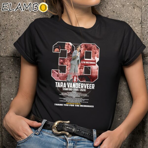 Tara Vanderveer Stanford 1985 2024 Thank You For The Memories Shirt Black Shirts 9
