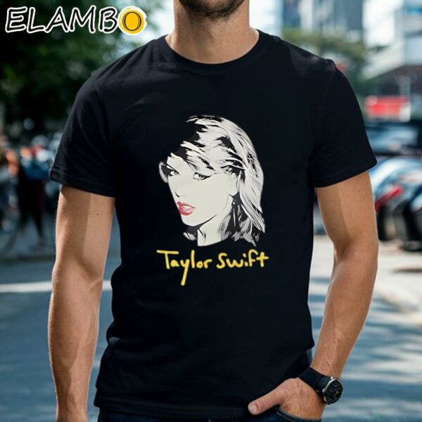 Taylor Swift Black 1989 World Tour Sketch Tee Shirt Black Shirts Shirt