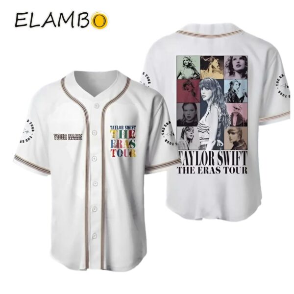 Taylor Swift The Eras Tour Baseball Jersey Taylor Swift Holiday Merch Printed Thumb