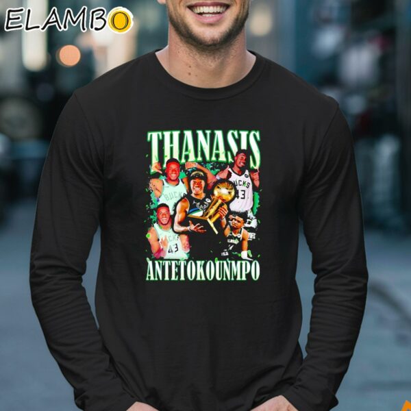 Thanasis Antetokounmpo Milwaukee Bucks Basketball Graphic Shirt Longsleeve 17