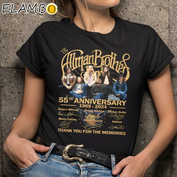 The Allman Brothers Band 55th Anniversary 1969 2024 Thank You For The Memories Shirt Black Shirts 9