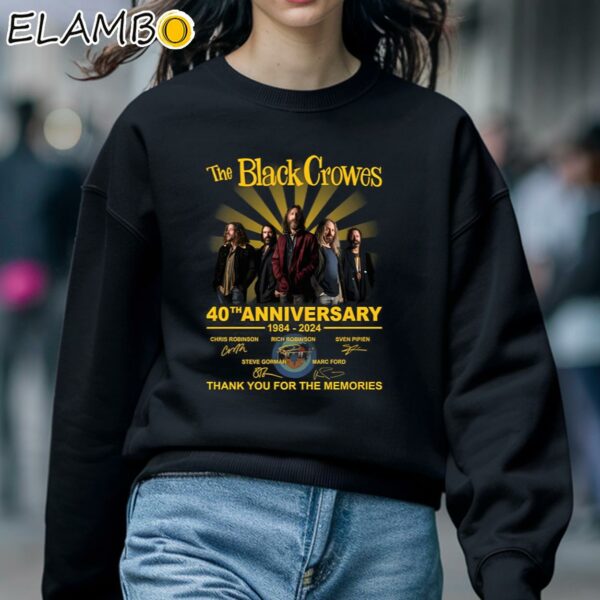 The Black Crowes 40th Anniversary 1984 2024 Thank You For The Memories Shirt Sweatshirt 5