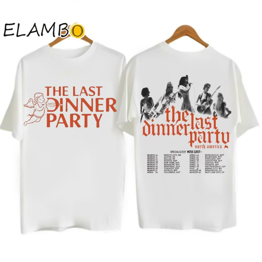 The Last Dinner Party 2024 Tour Shirt Music Concert Printed Printed