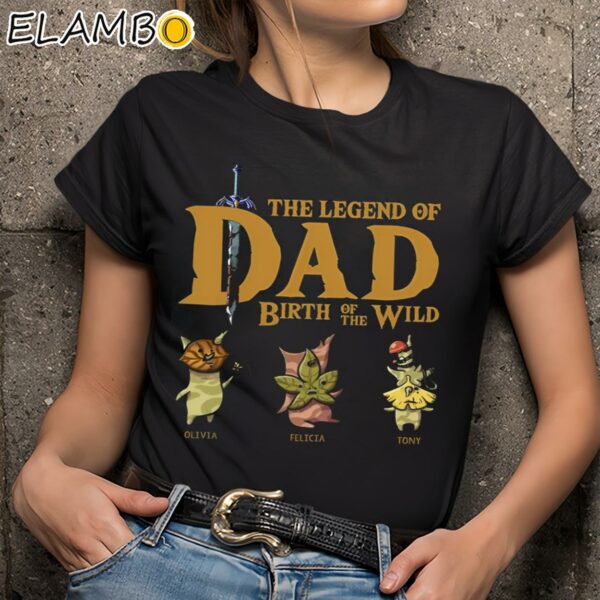 The Legend Of Dad Fathers Day Personalized T Shirts Black Shirts 9