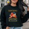The Lion King 30 Year Anniversary 1994 2024 Thank You For The Memories Shirt Sweatshirt Sweatshirt