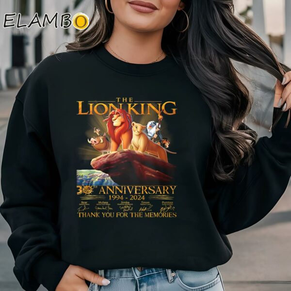 The Lion King 30th Anniversary 1994 2024 Thank You Fan Shirt Sweatshirt Sweatshirt