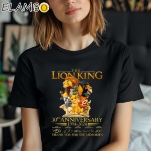 The Lion King 30th Anniversary 1994 2024 Thank You For The Memories Shirt Black Shirt Shirt