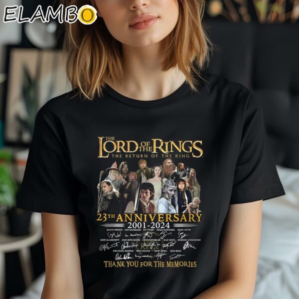 The Lord of the Rings The Return Of The King 23th Anniversary 2001 2024 Thank You For The Memories Shirt Black Shirt Shirt