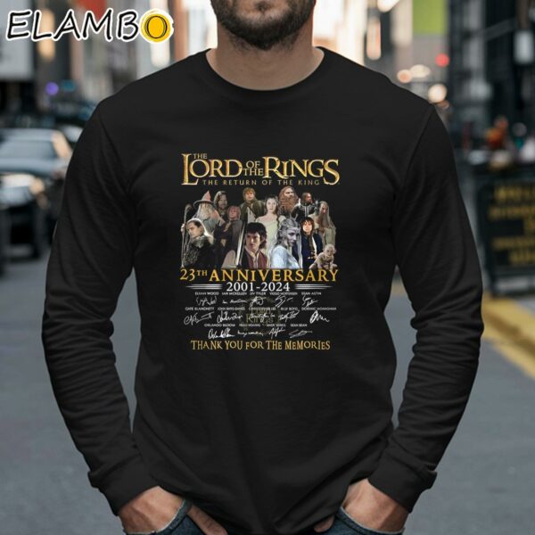 The Lord of the Rings The Return Of The King 23th Anniversary 2001 2024 Thank You For The Memories Shirt Longsleeve 40
