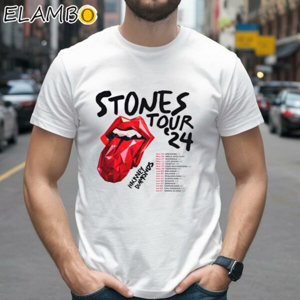 The Rolling Stones Hackney Diamonds Tour 2024 Schedule List Shirt 2 Shirts 26