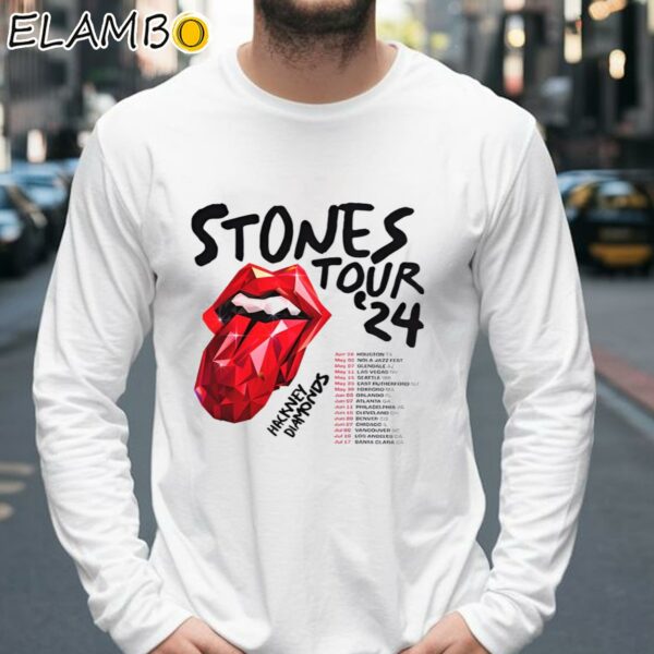The Rolling Stones Hackney Diamonds Tour 2024 Schedule List Shirt Longsleeve 39